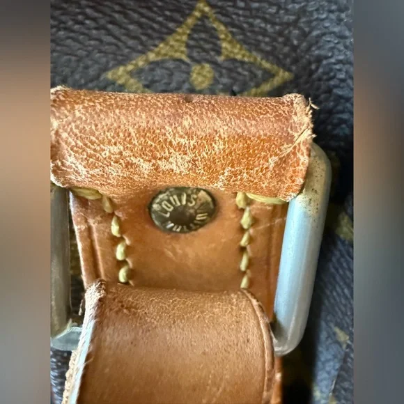 Louis Vuitton Monogram Vintage Cartouchière-Style Crossbody Shoulder Bag - Picture 11 of 11